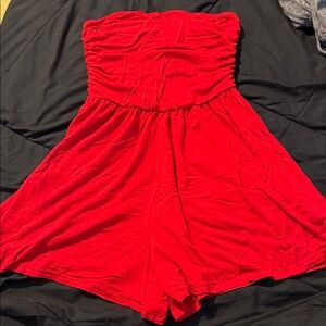 No Boundaries Bright Red Top